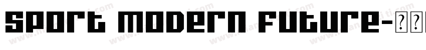 Sport Modern Future字体转换
